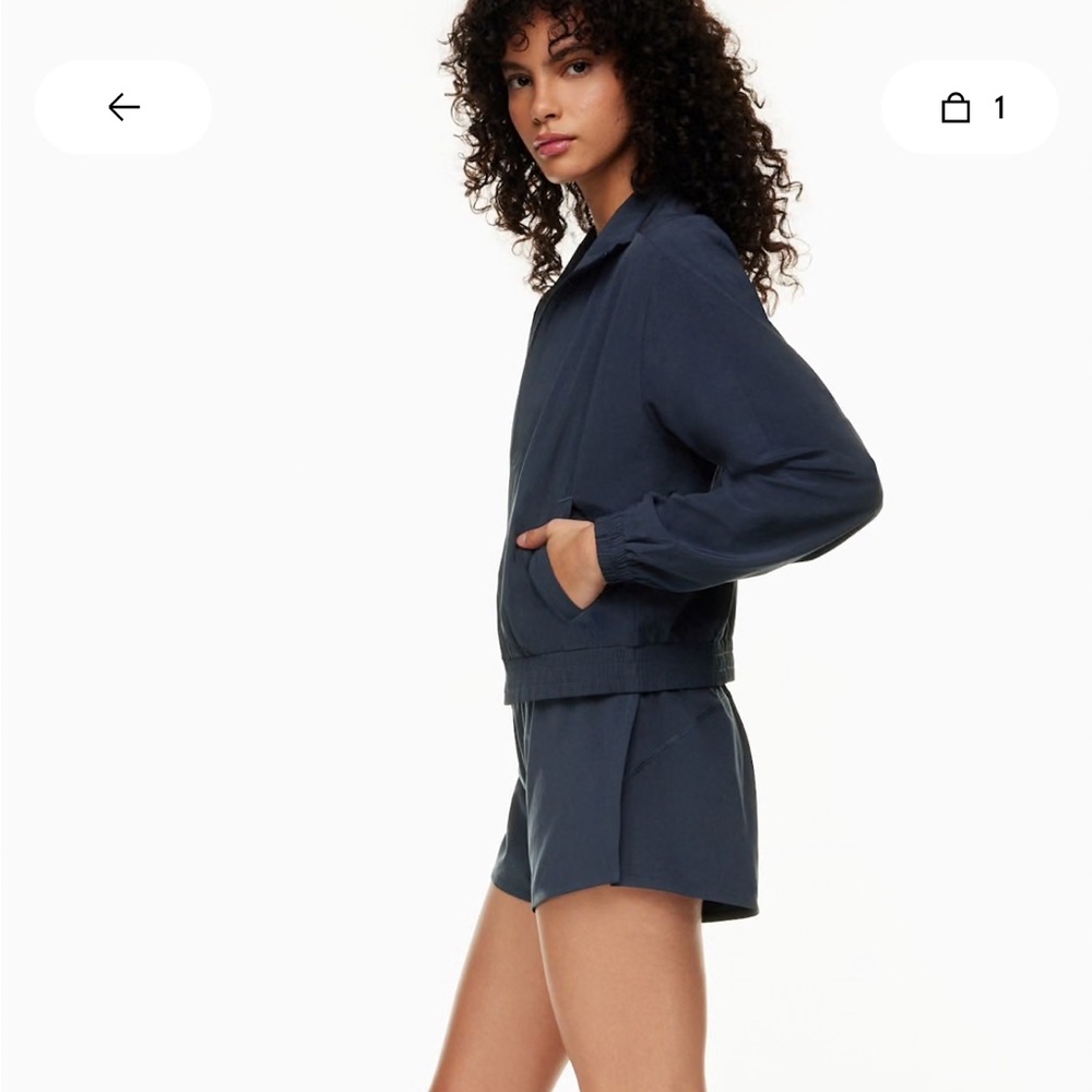Completely sold out on the Aritzia website TNA bolt jacket selling in white